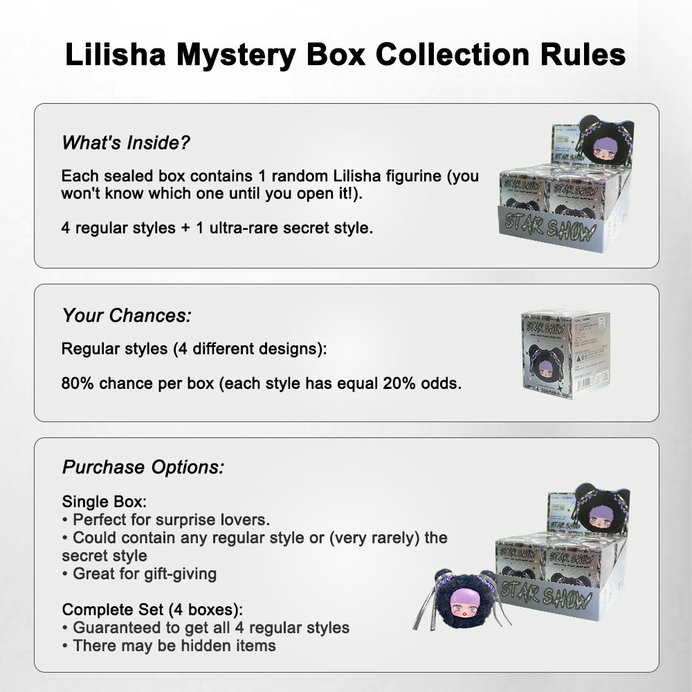 Lilisha Series 2 Animal Plush Keychain - Soft Stuffed Toy Backpack Pendant for Girls, Cute Doll Gift for Kids